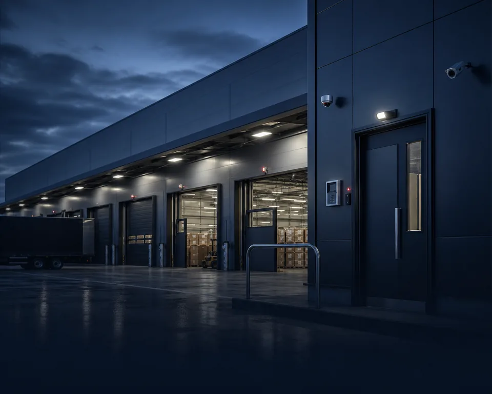 Vidéosurveillance et alarme pour un site logistique